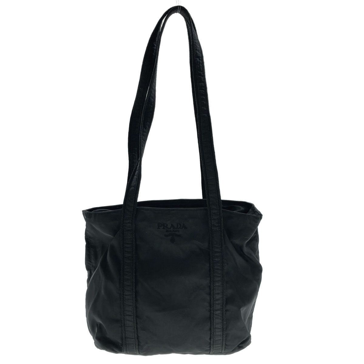 正規品　PRADA ブラック ナイロンバッグ　トートバッグ PRADA(プラダ) / トートバッグ/ナイロン/BLK/ほつれ・汚れ有