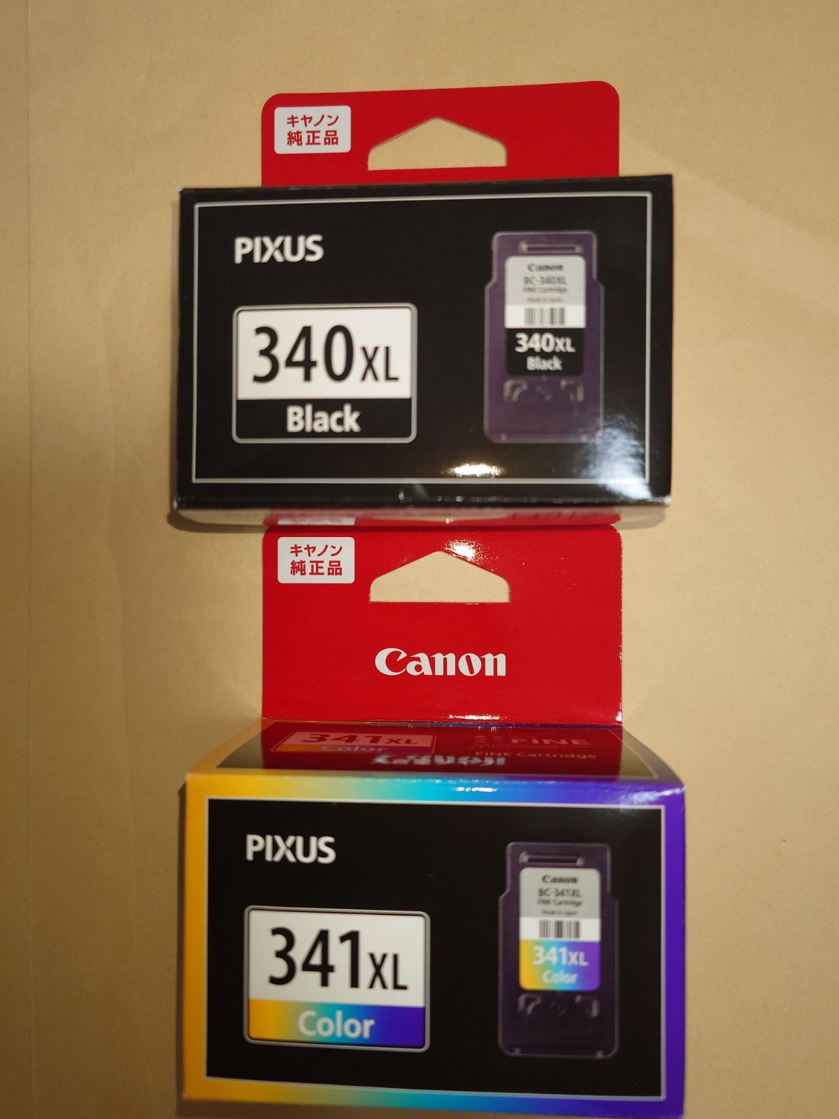 キャノン純正インク BC-340XL　Canon BC-341XL  純正インク大容量