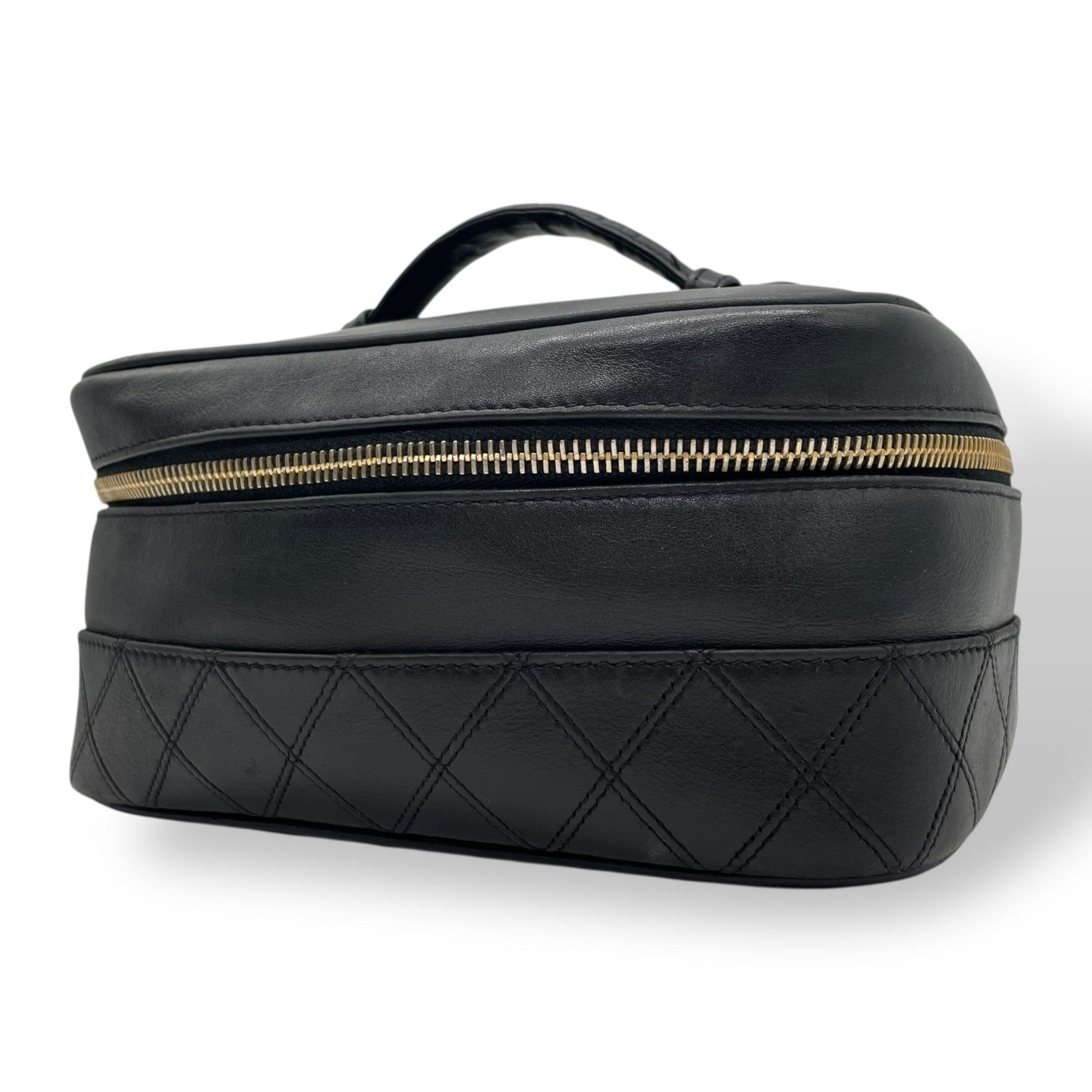 美品】CHANEL シャネル ビコローレ レザーポーチ メイクアップポーチ