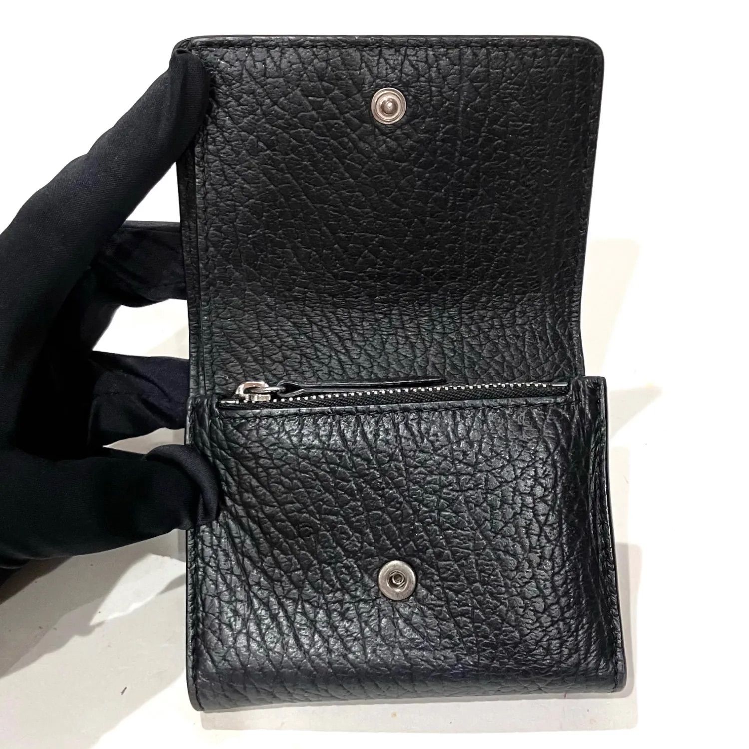 Maison Margiela メゾンマルジェラ 4ステッチ レザー コンパクト 