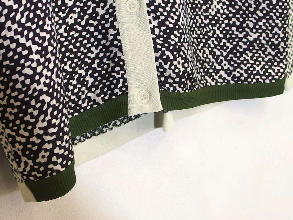 MAX MARA マックスマーラ  カーディガン　マルチ総柄　レーヨン素材　新品タグなし　未使用品  S 白/黒 217780】MAX MARA マックスマーラ カーディガン マルチ総柄