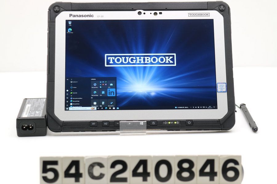 Panasonic CF-20E0193VJ Core i5 7Y57 1.2GHz/8GB/256GB(SSD)/10.1W/WUXGA(1920x1200) タッチパネル/Win10 【54C240846】