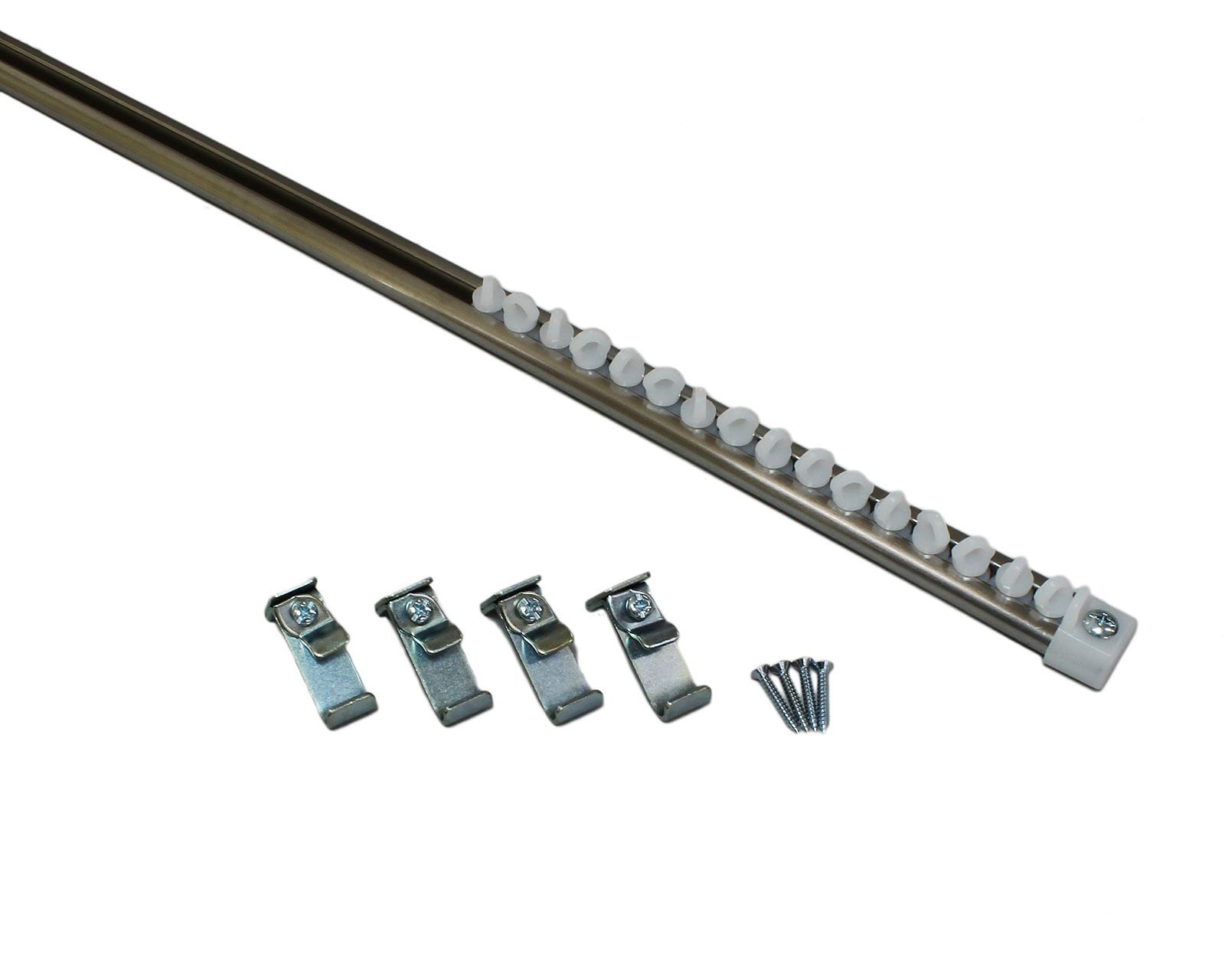 ステンレス 長さ 1000 mm ホームセットC型 シングル HCS-10 カーテンレール