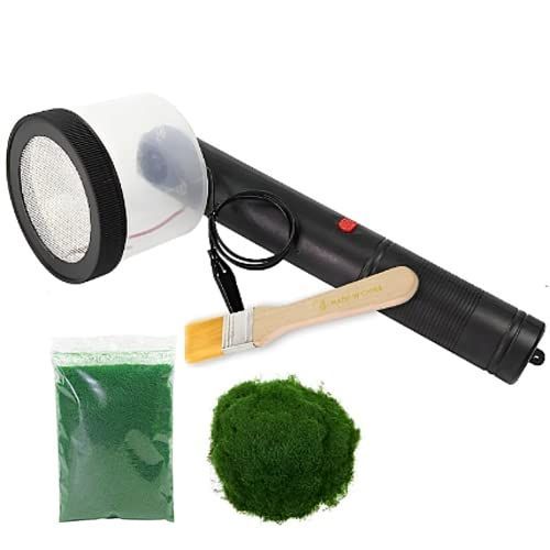 heizi グラスアプリケーター ジオラマ 草 芝生 土 パウダー 静電植毛 噴