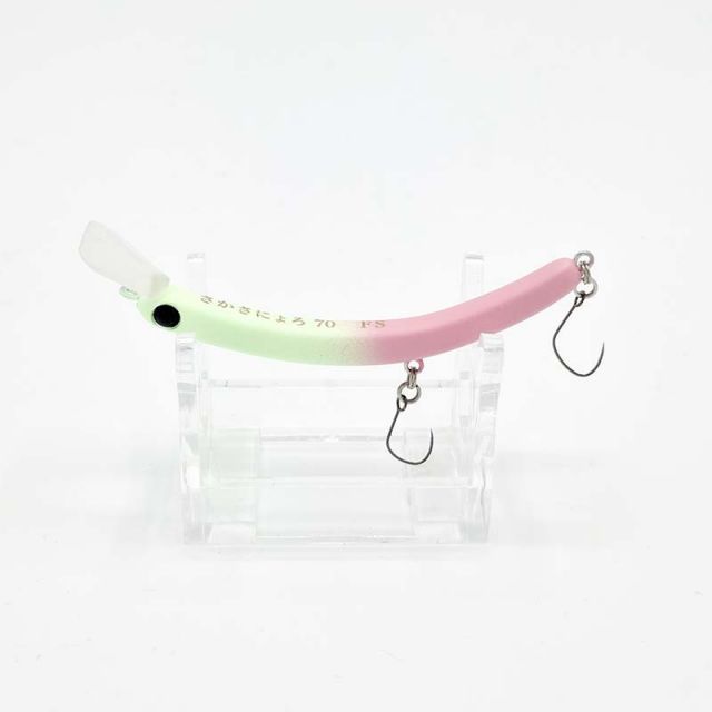1089工房 さかさにょろ70 FS 4個 1089工房 さかさにょろ SLIM 70FS #4 GLOW & GLOW - 城峰釣具店