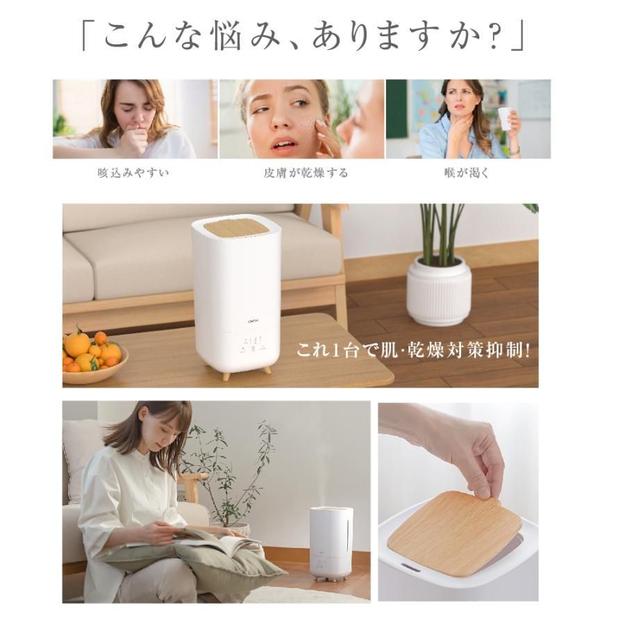3段階加湿調節