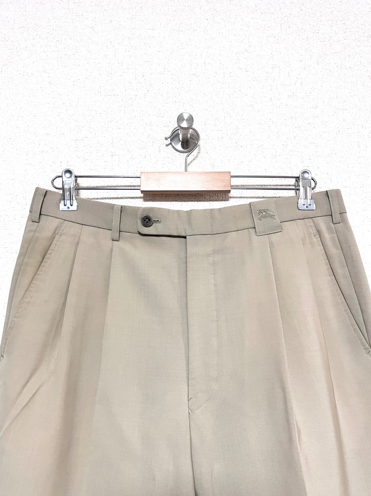 BURBERRY】90s 2タック ウールスラックス バーバリー ヴィンテージ