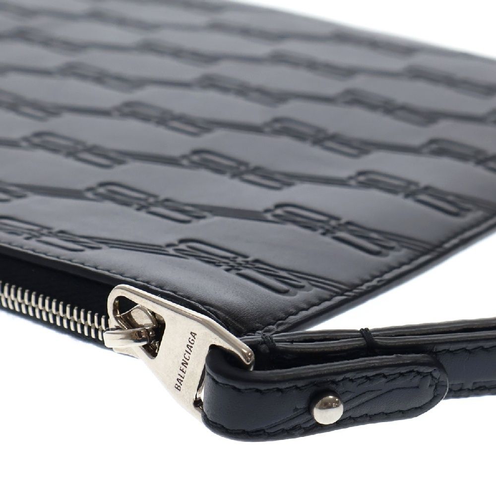 バレンシアガ セカンドバッグ クラッチバッグ 黒 BBロゴ BALENCIAGA