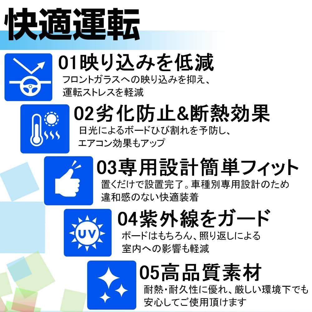 XIKER 日産 デイズ B4系 ダッシュボードマット 日焼け防止 UVカット パーツ DAYZ 2019年3月現行 ダッシュボード 保護マット映り込み軽減 目に優しい 内装 カスタム アクセサリー 3D立体成型 滑りに