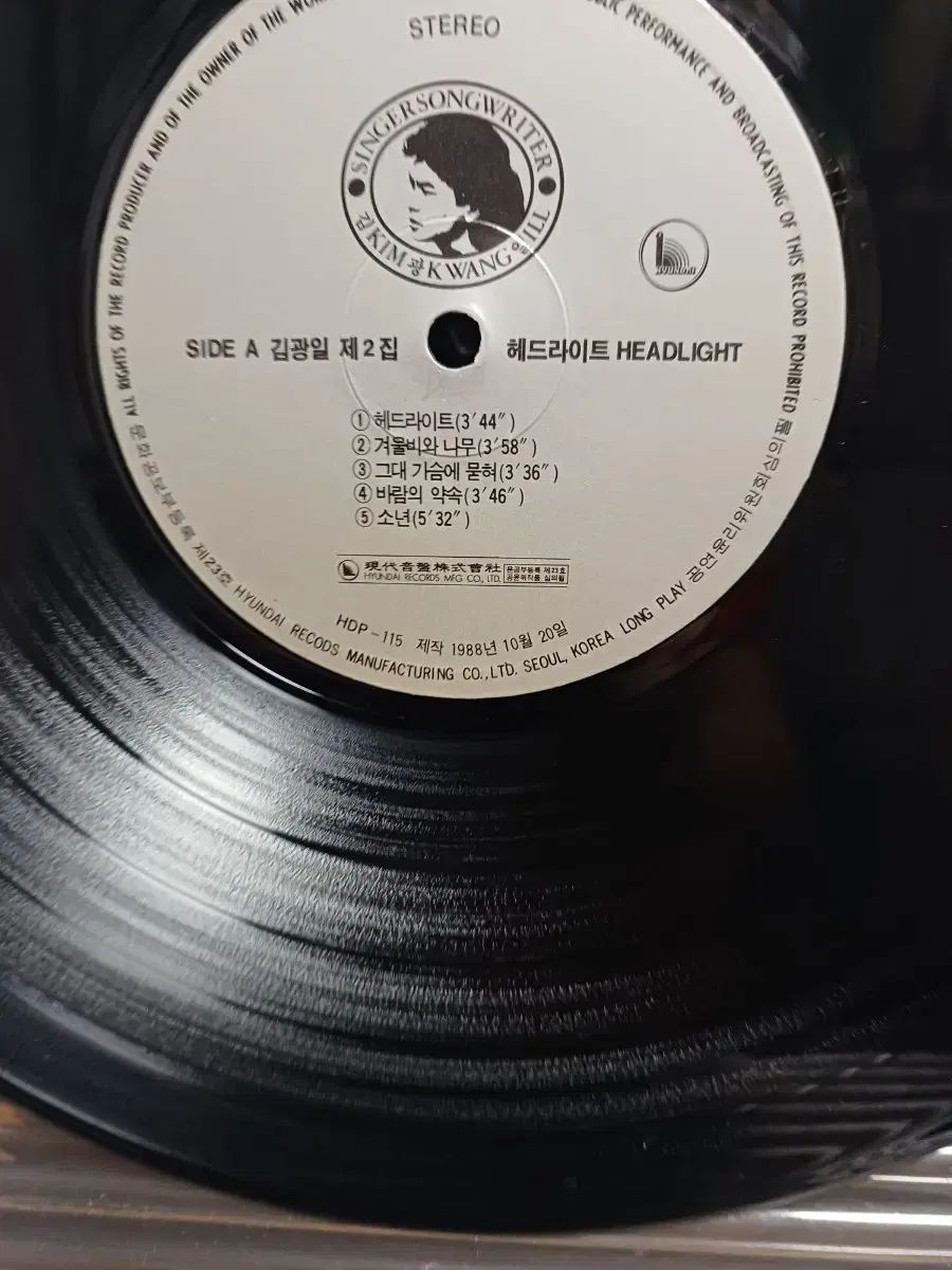 【送料無料】 キム クァンイル LP 88 年 2 家 ヘッドライト NM