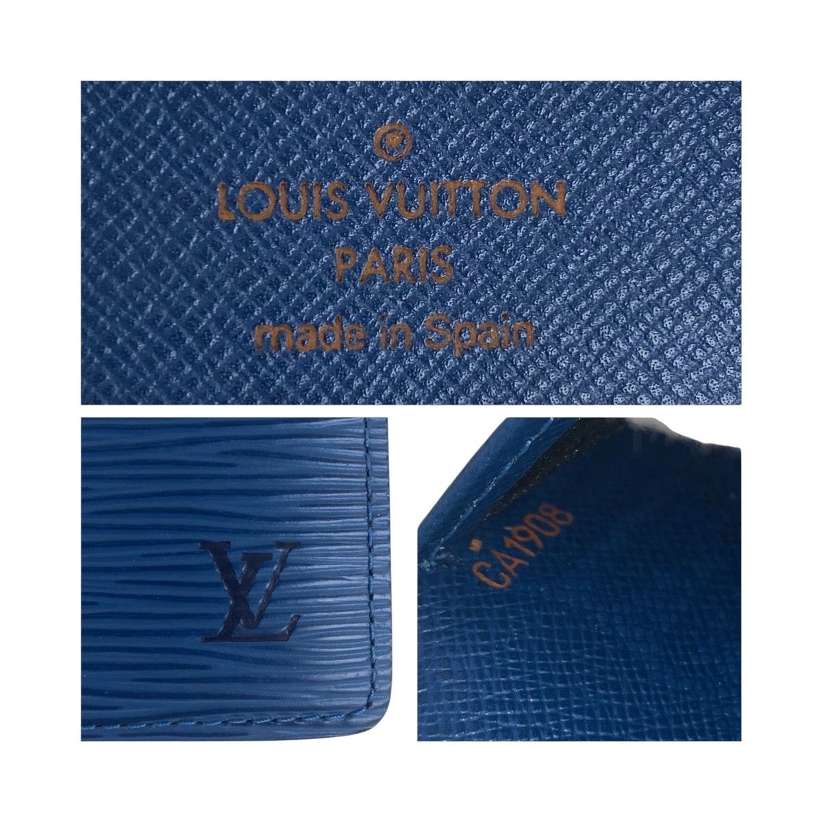 Louis Vuitton ブルー 青 手帳 エピレザー 【公式通販】 Louis Vuitton ブルー 青 手帳 エピレザー 【公式通販】