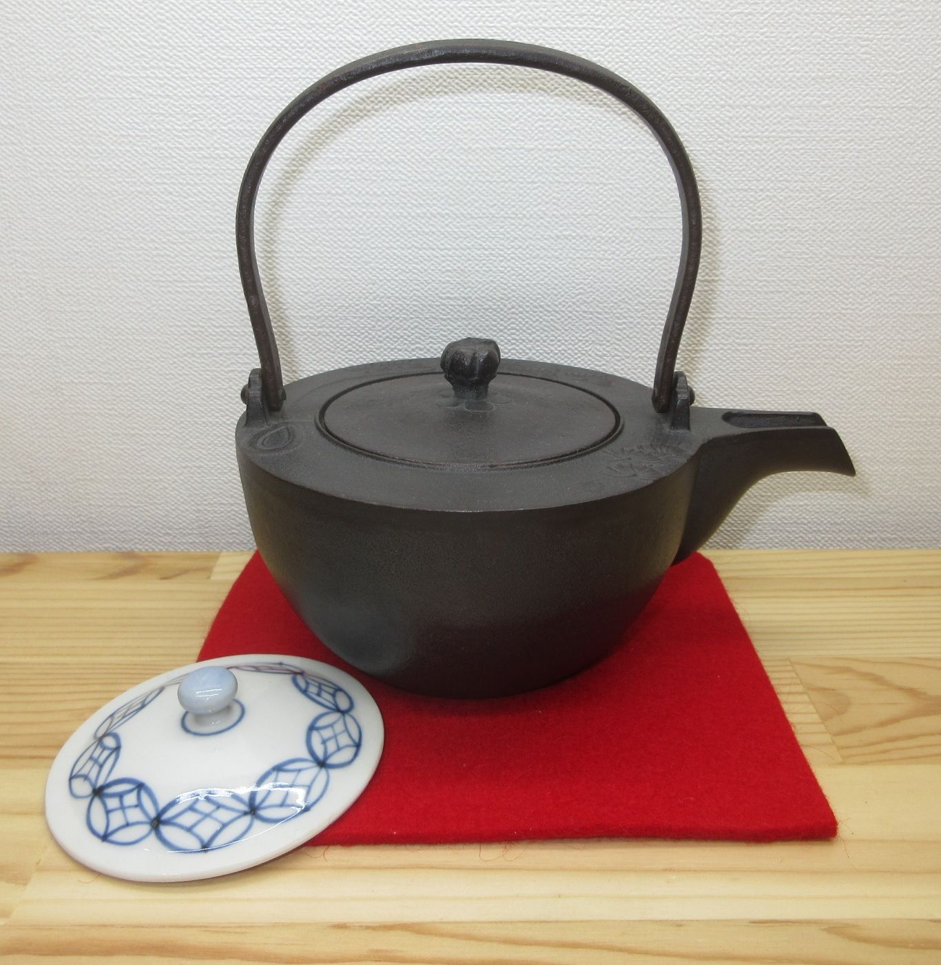 逢絢亭 茶道具 懐石道具 銚子 松地紋 替え蓋付 高橋敬典 共箱入り