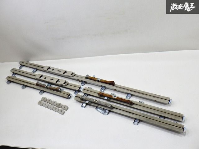 トヨタ純正 ANH10W ANH15W MNH10W MNH15W アルファード AS 後期 8人乗り 2列目 シートレール スライドレール ベージュ 棚2A6