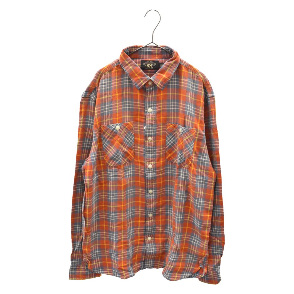 ダブルアールエル　ロングスリーブシャツ　XL RRL ダブルアールエル ﾚｯﾄﾞ ﾛﾝｸﾞｽﾘｰﾌﾞ ｼｬﾂ M RRL ラルフローレン