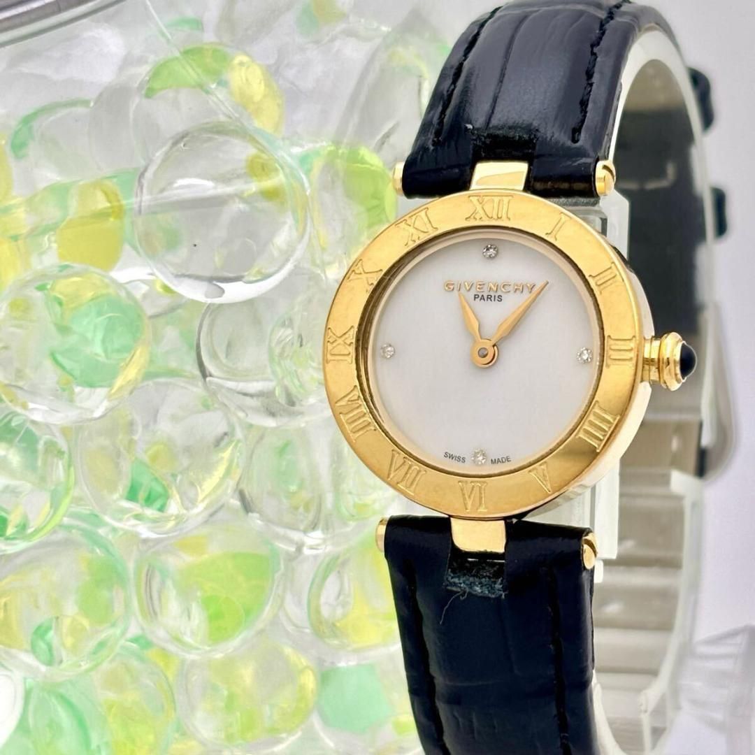 電池 GIVENCHY ジバンシー レディース 腕時計 ゴールド ベルト