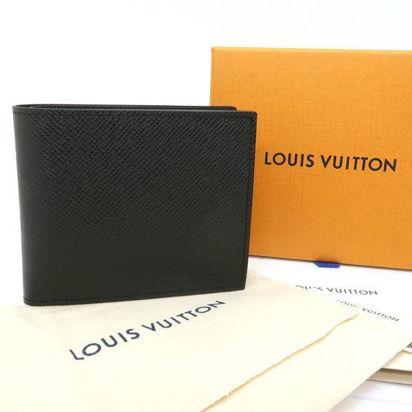 LOUIS VUITTON ポルトフォイユ・マルコ NM タイガ・レザー M30865 