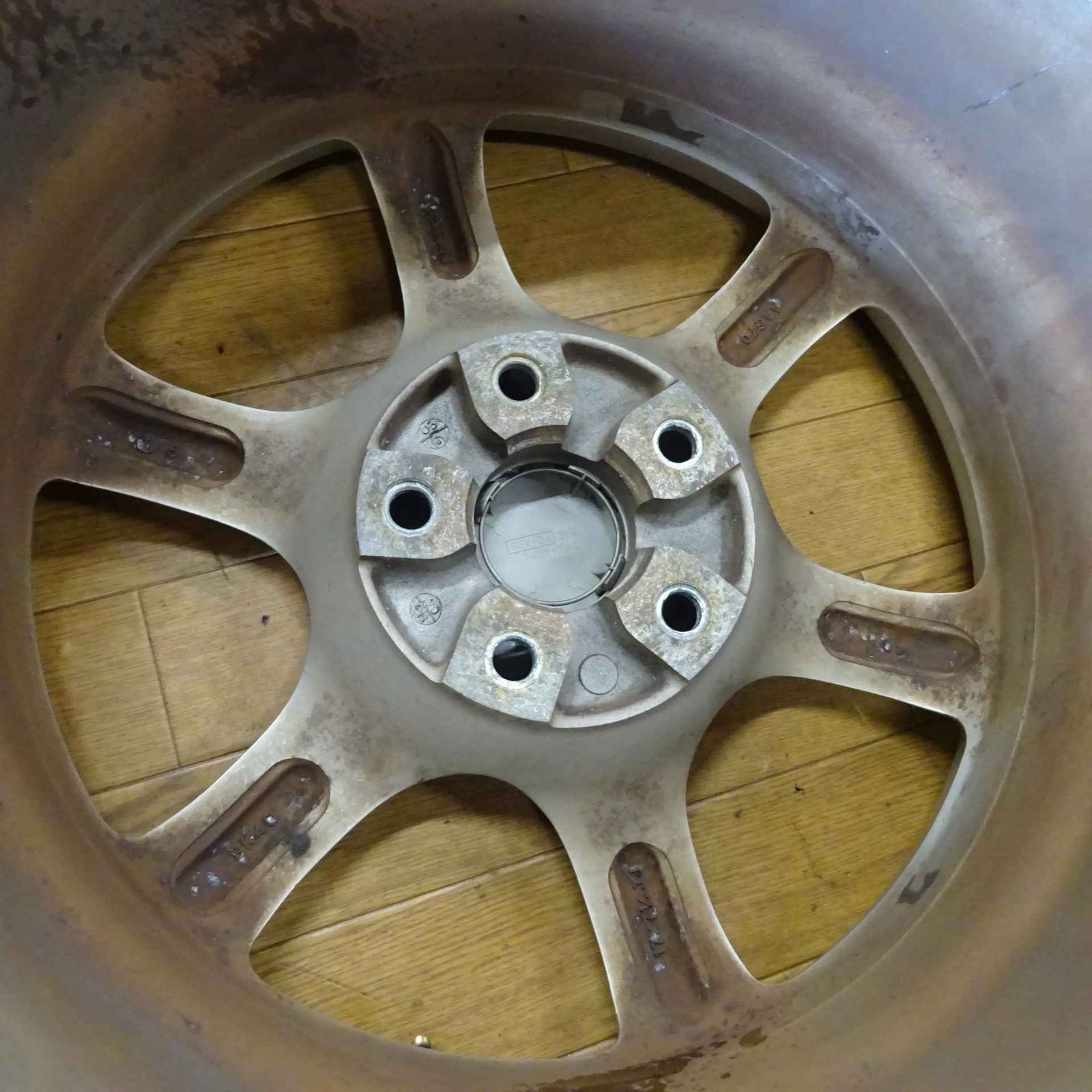 4本SET 会社宛送料無料 17×7.5J 日産 25GT スカイライン 純正 アルミ 5 