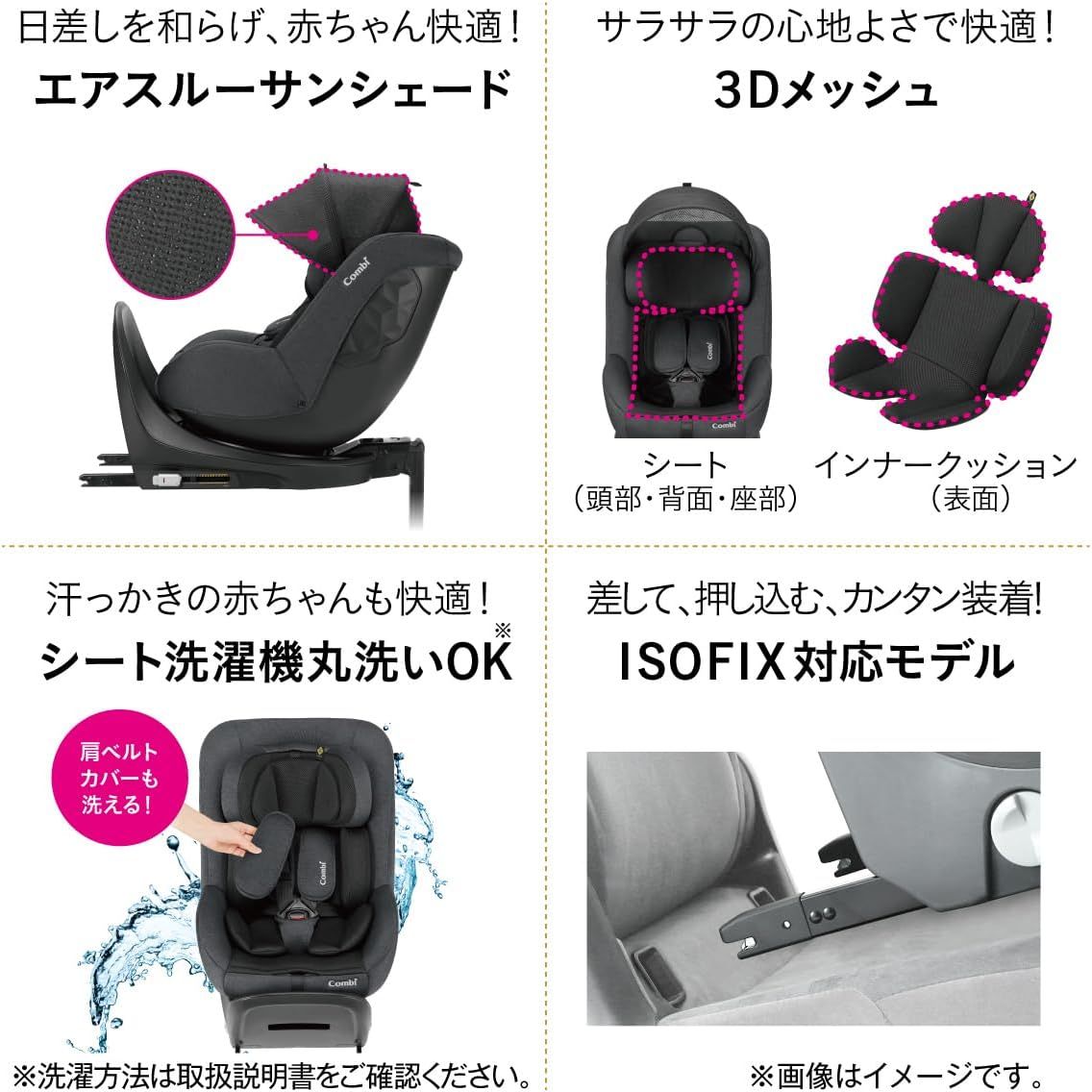 クルムーヴコンパクト JQ 未使用品 combi コンビ チャイルドシート クルムーヴコンパクト JQ 未使用品 combi コンビ チャイルドシート