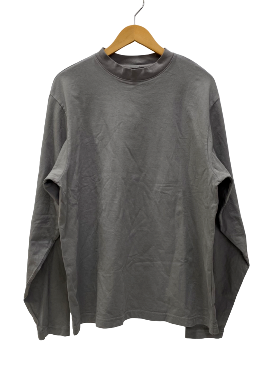 イージー Yeezy Gap long sleeve t-shirt  長袖カットソー 無地 グレー Mサイズ 201MT-2428