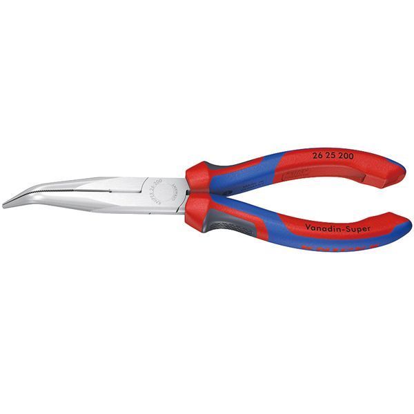 KNIPEX クニペックス 40゜先曲ラジオペンチ コンフォート 全長200mm 2625-200
