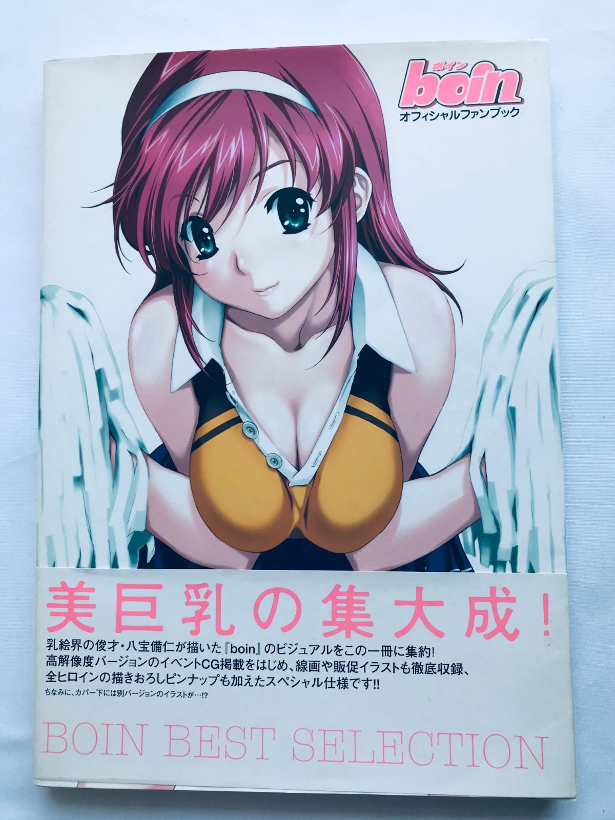 ボイン boin オフィシャルファンブック ガイド 攻略本 初版 帯 ポスター BOIN BEST SELECTION CG集 原画集 八宝備仁 First Ed Art Poster