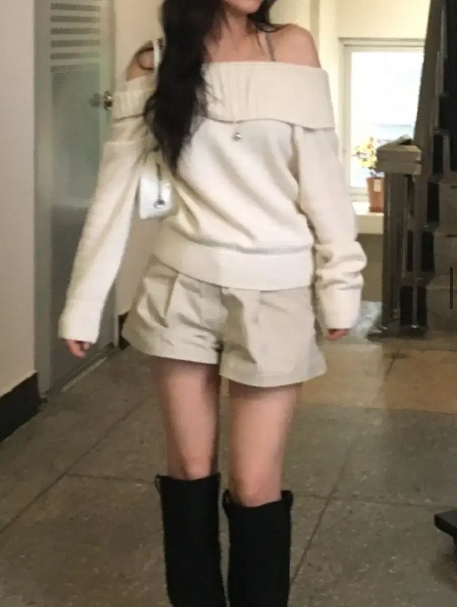 our cabinet 半ズボン ズボン coby cotton shorts