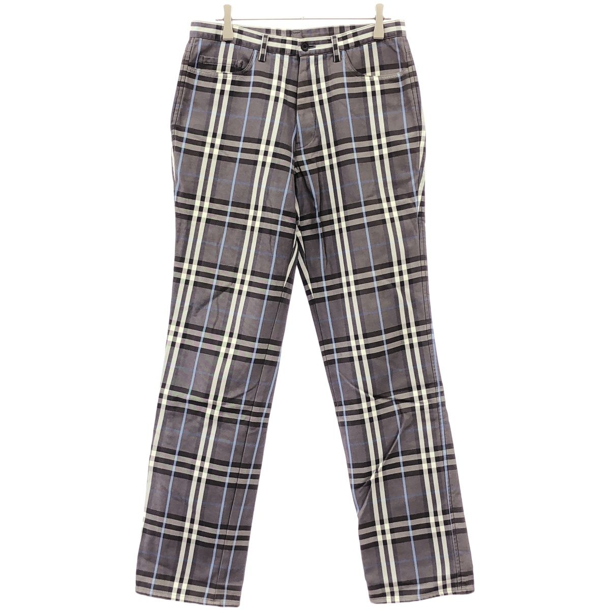 美品✨【BURBERRY BLACK LABEL】コットンパンツ ブラック BURBERRY BLACK LABEL - 美品 BURBERRY BLACK LABEL バーバリー