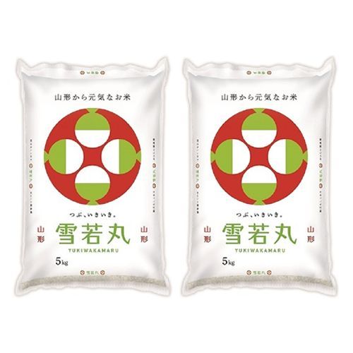 令和6年山形県産雪若丸精米10kg 5kg×2