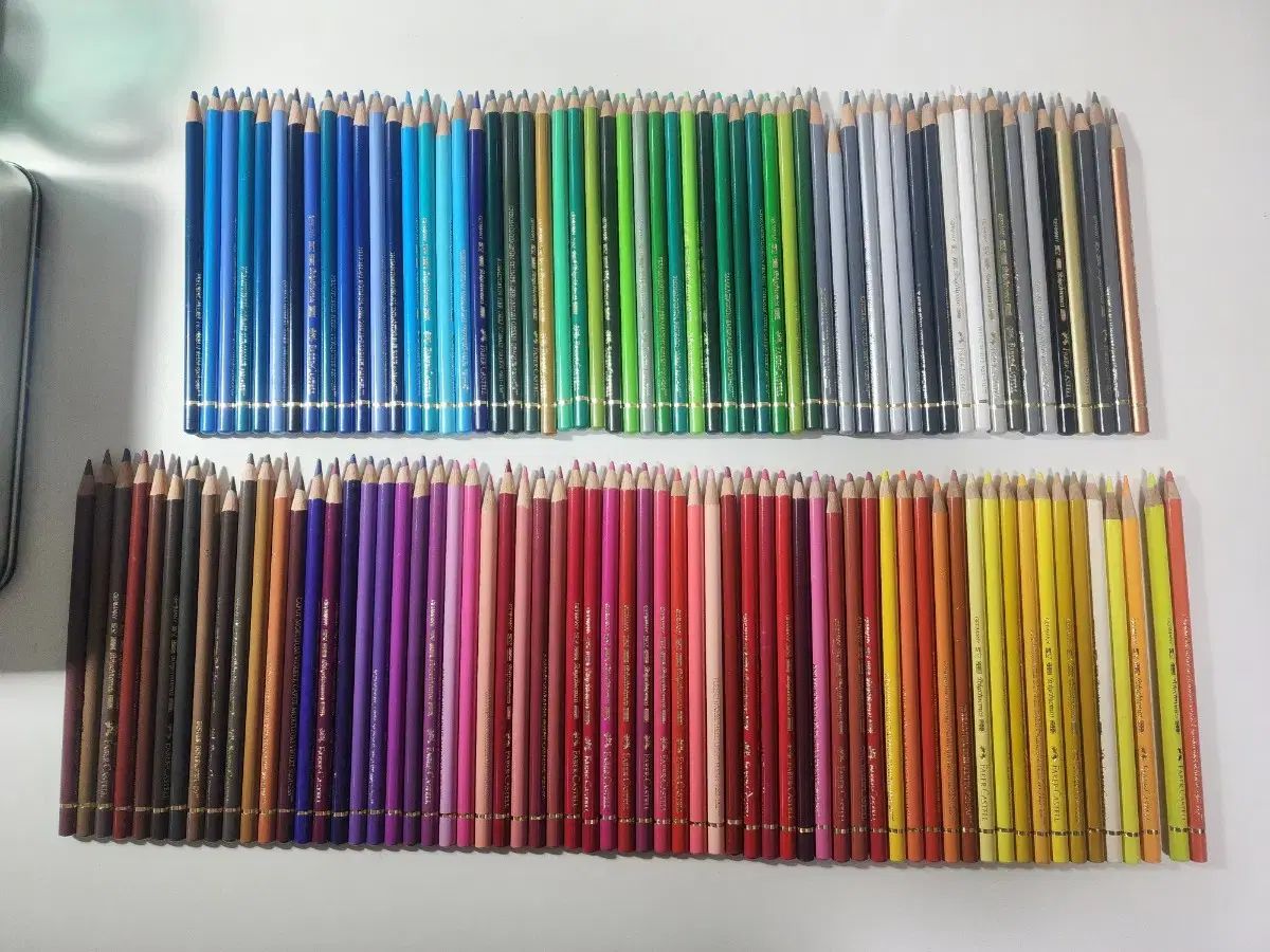 Amazon.co.jp: ファーバーカステル ポリクロモス色鉛筆セット 120色 缶