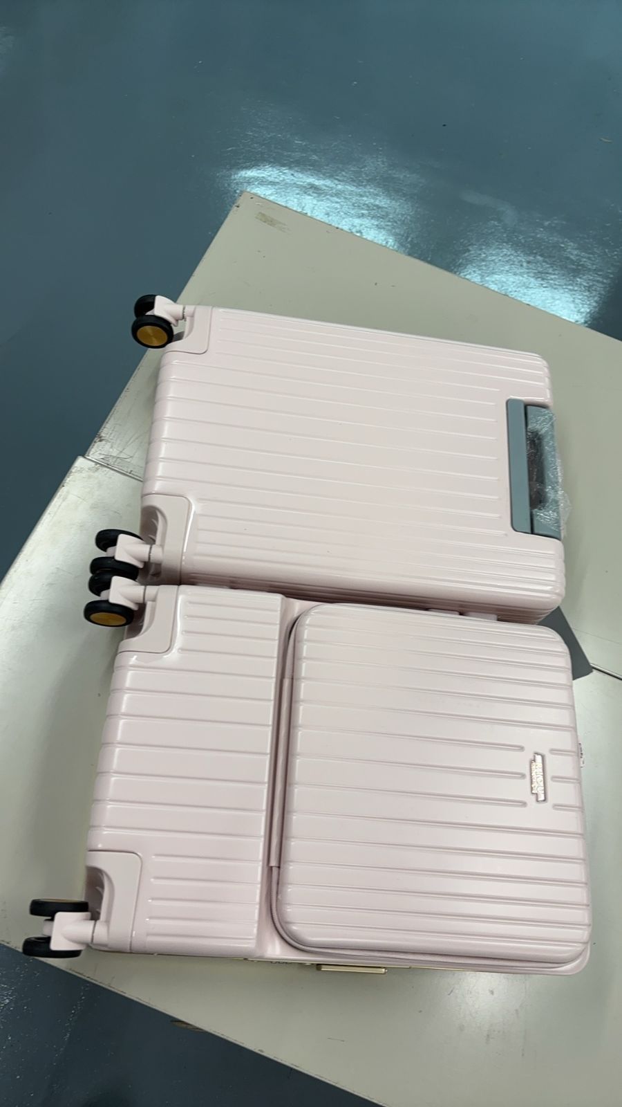 【最終値下げ】★美品★ROUROUキャリーケース RIOUスーツケース キャリーケース フロントオープン・機内持込 ・前