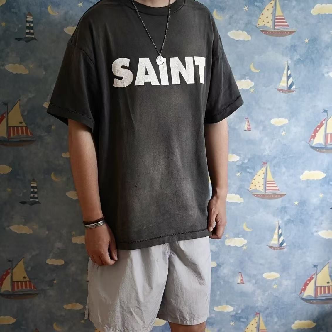 プリント半袖Tシャツ ユニセックス