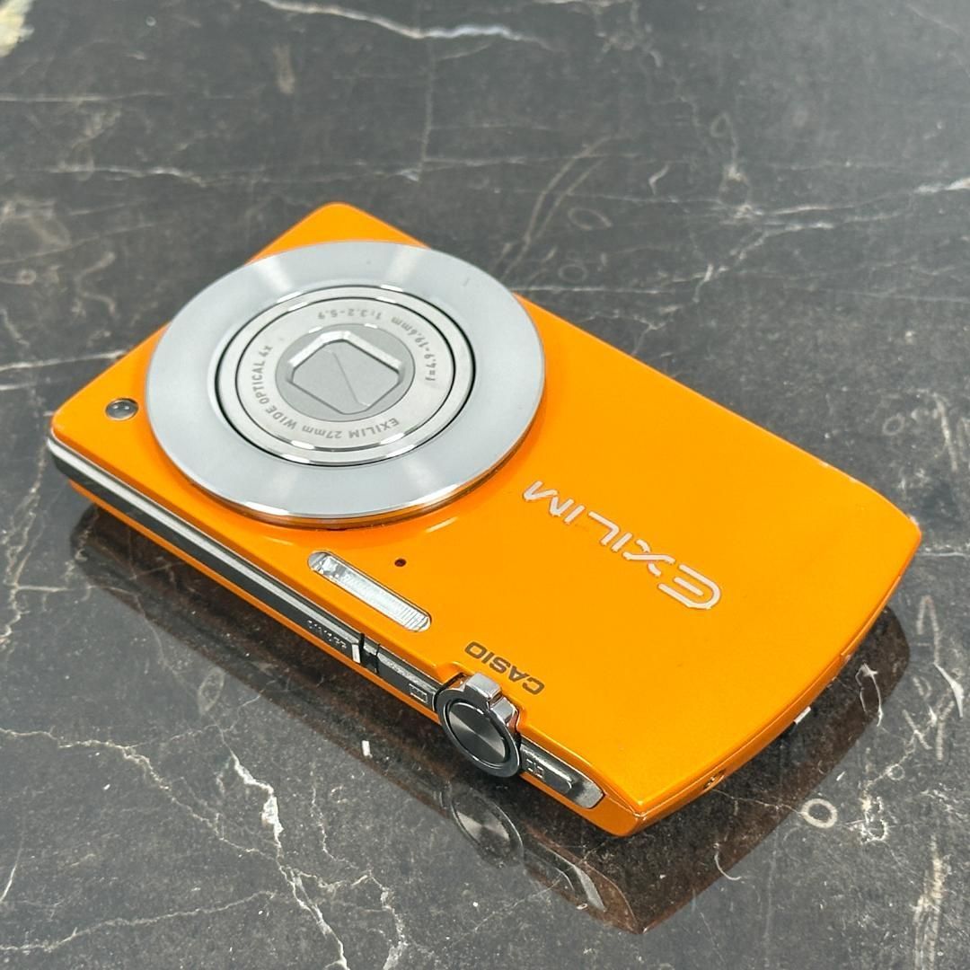 CASIO EXILIM EX-S200 オレンジ デジタルカメラ EX-S200 - デジタル