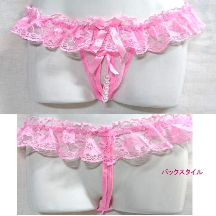 大きいサイズパールショーツセクシーショーツクロッチ オープン