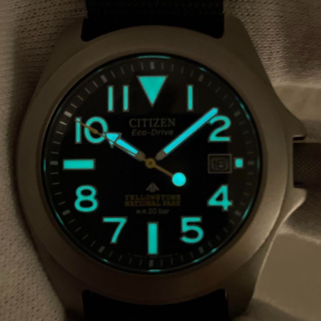 ☆ CITIZEN ☆ PROMASTER ☆ イエローストーン ☆ チタン ☆ CITIZEN イエローストーン国立公園 7828-H21963 シチズン