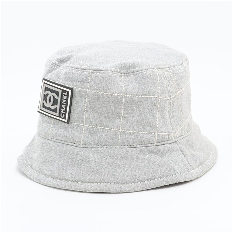 【24Cruise】CHANEL / ラインストーンロゴ入り バケットハット CHANEL シャネル バケットハット AA9467 B14136 レディース