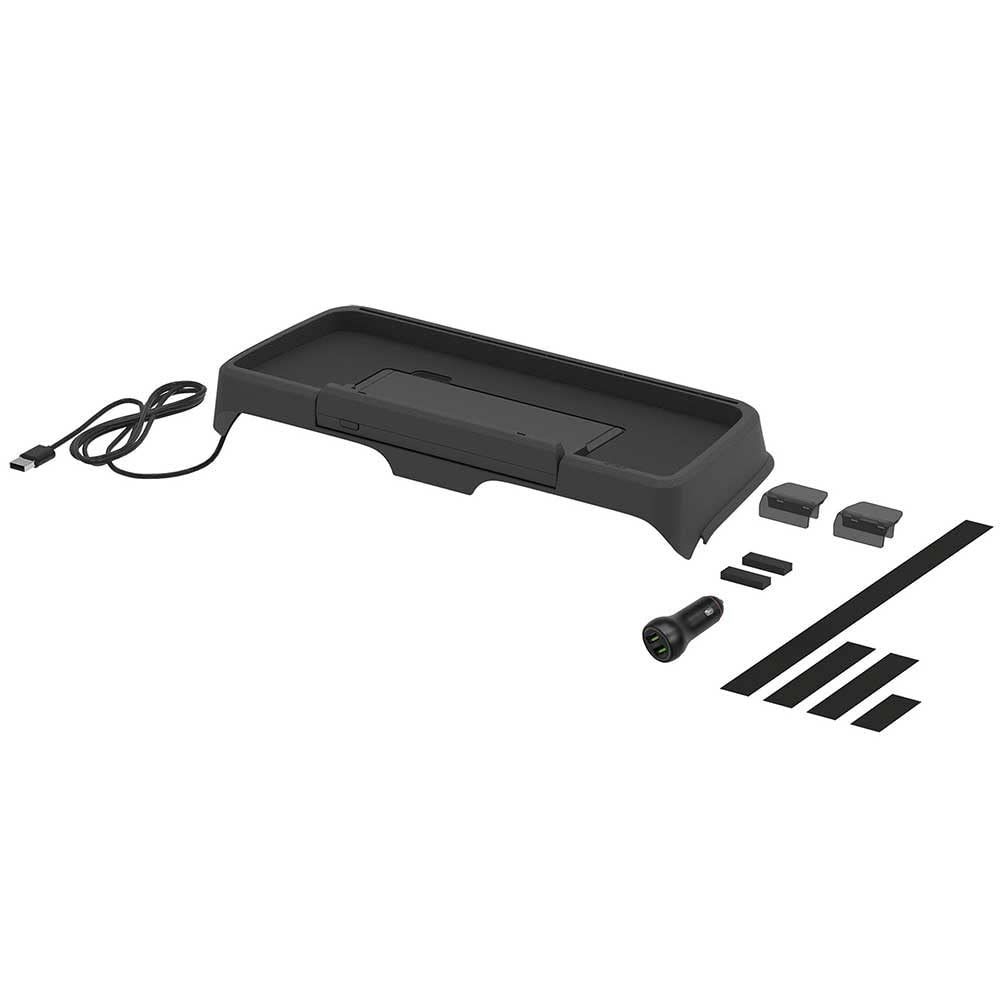 ワイヤレス充電トレイEE-237_単品 星光産業(EXEA) 車種品 ジムニー/ジムニーシエラ (エクセア) ダッシュボード充電トレイ ブラック EE-237 JB64・JB74