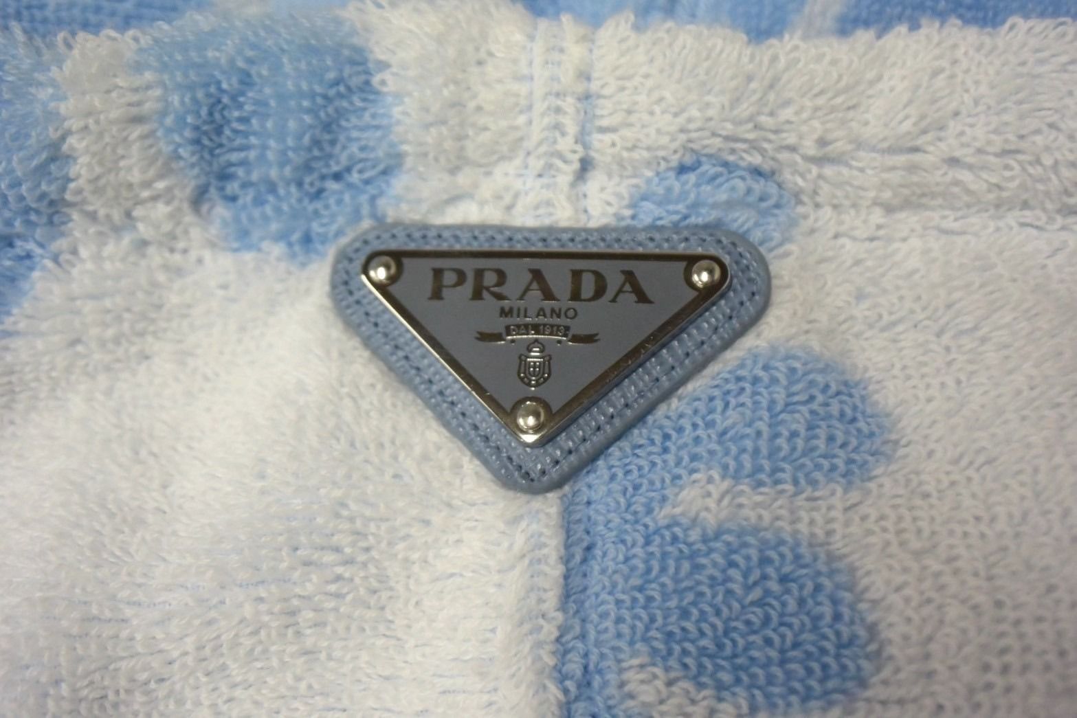 PRADA プラダ フラワープリント ジャガードテリークロス パーカー 22SS 