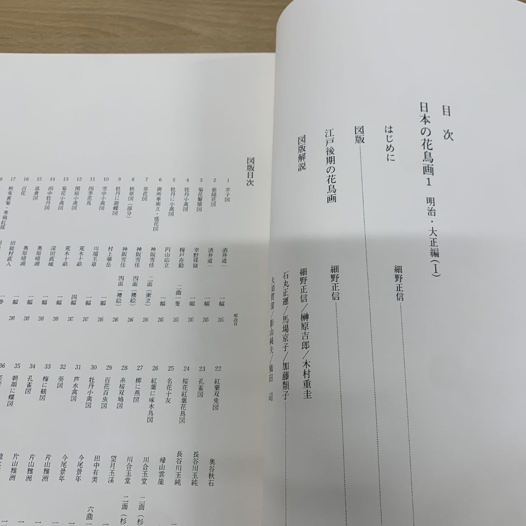 ■01)【同梱不可】日本の花鳥画 全6冊中4冊セット/細野正信/京都書院/画集/図版/美術/芸術/絵画/作品集/明治・大正編/昭和/現代/別巻/B □01)【同梱不可】日本の花鳥画 全6冊中4冊セット/細野正信/京都