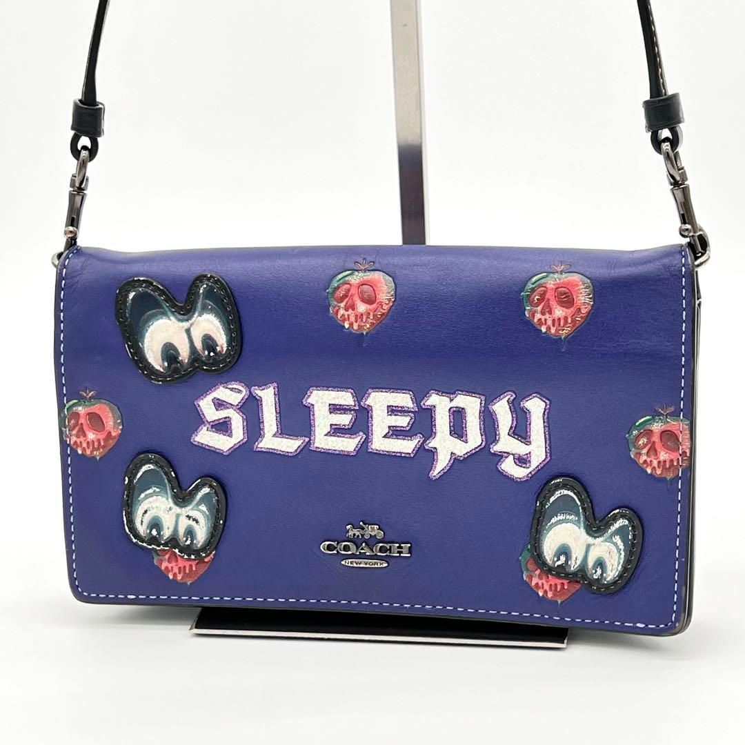 良品】コーチ Disney コラボ ショルダーウォレット ショルダー 良品】コーチ Disney コラボ ショルダーウォレット ショルダー