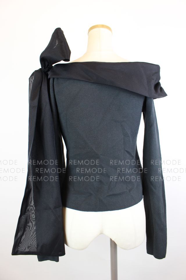 polaura｜ボリュームリボンワンショルダーニット - メルカリ