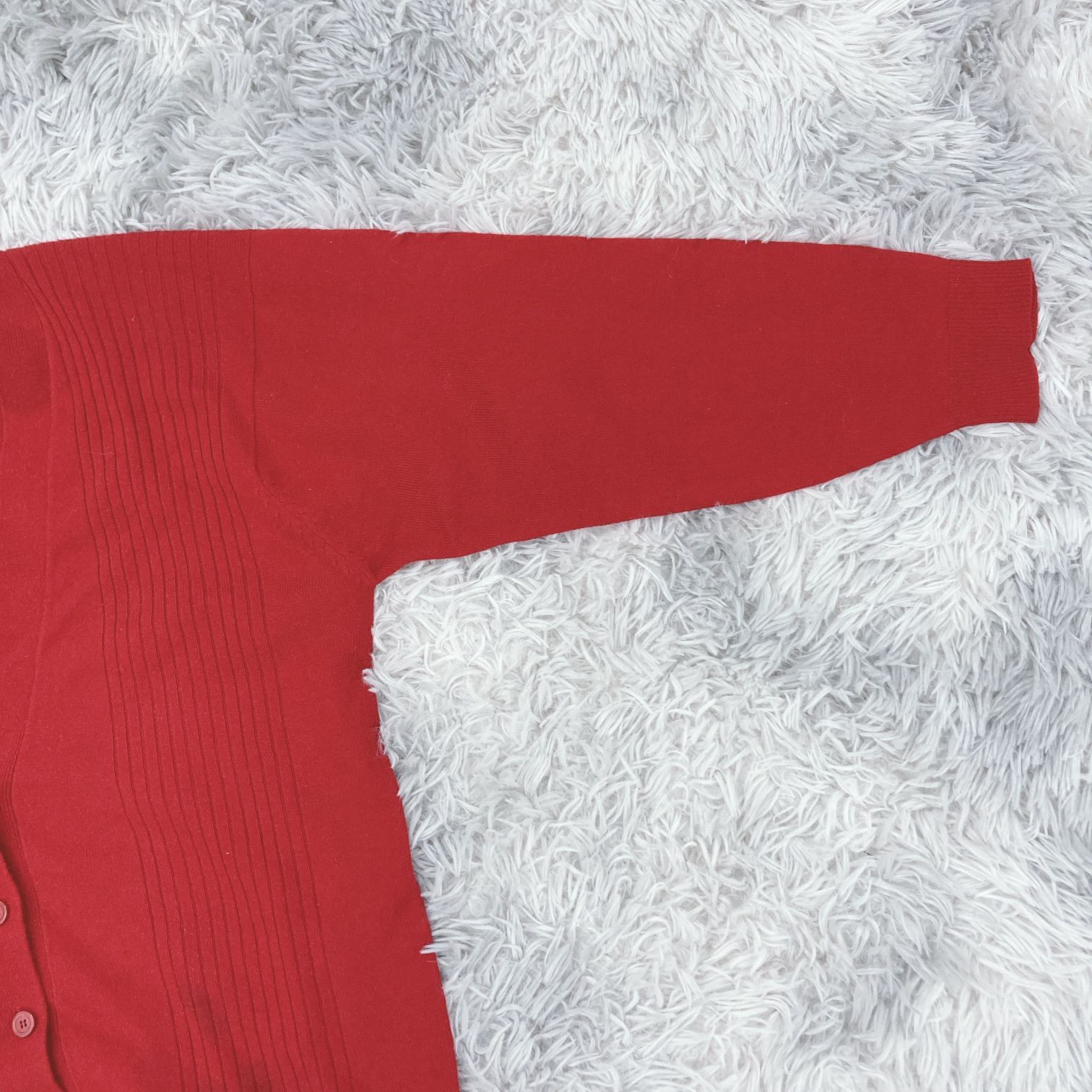 V&W】Vネックカーディガン カシミヤ100% (M) 上品 レトロ