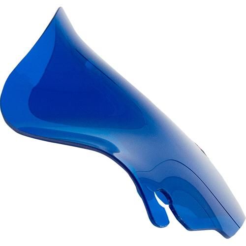 KOLOR FLARE ウインドシールド 6.5インチ ブルー 1996〜13年FLHT FLHX