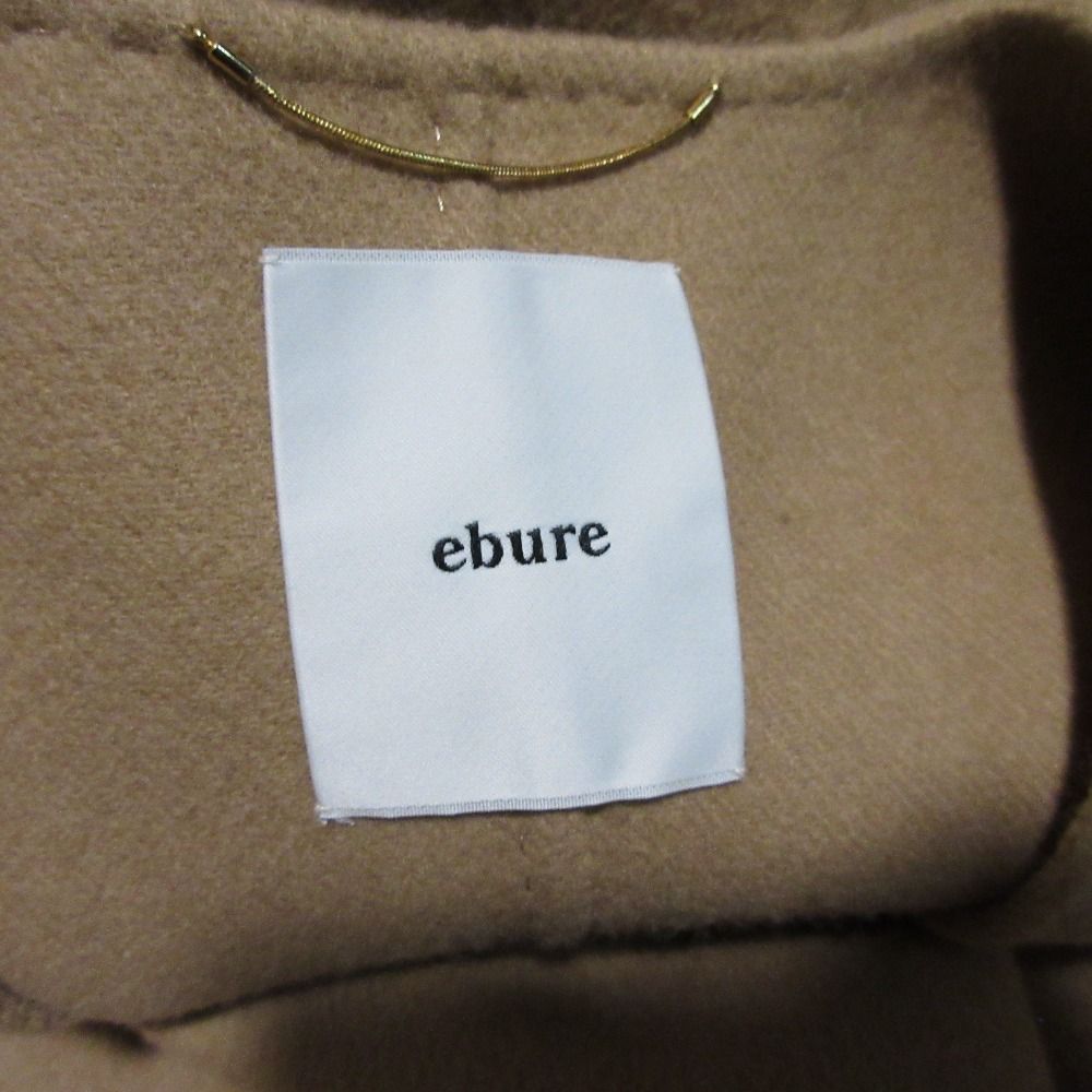 良品 ebure エブール ウール リバー スリット ロングジレ ベスト 38 キャメル レディース 古着 中古 良品 ebure エブール ウール リバー スリット ロングジレ ベスト