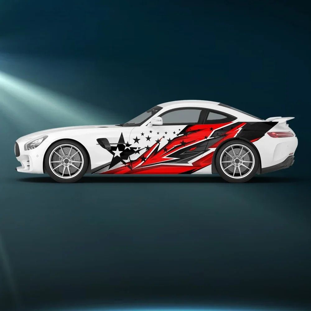 星条旗 車体側面ステッカー