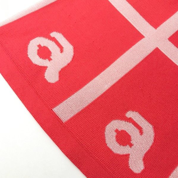 ARCHIVIO アルチビオ ニットスカート ロゴ レッド系 38 [240001811527