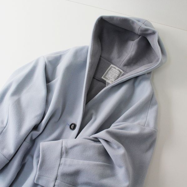 美品 定価3.2万 BEARDSLEY ビアズリー ウールライクフードコート F 