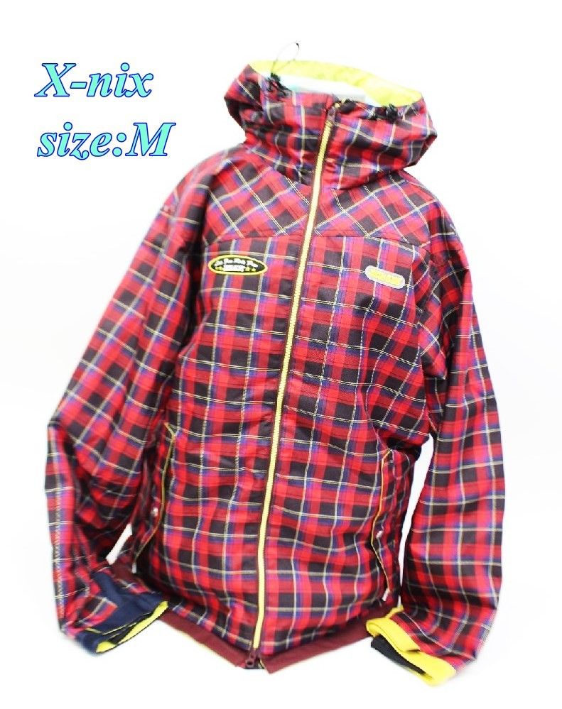 X-NiX ピンクストライプ スノーボードウェア