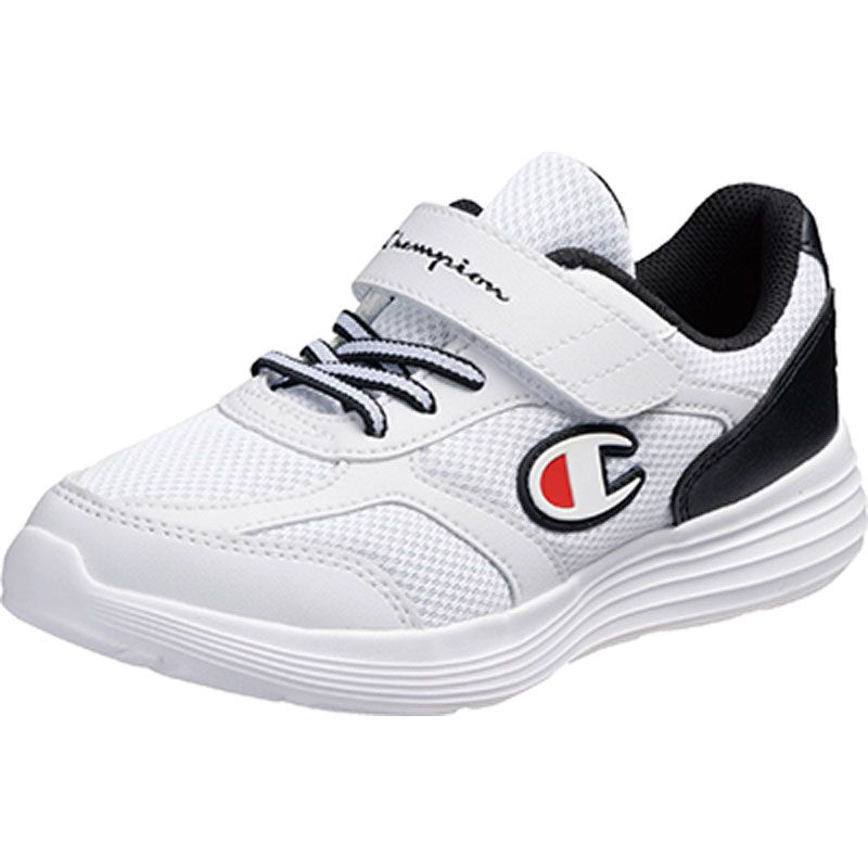 アサヒシューズ Asahi CPN J301 WH チャンピオン シューズ(ジュニア) (KE75621)、21.0cm
