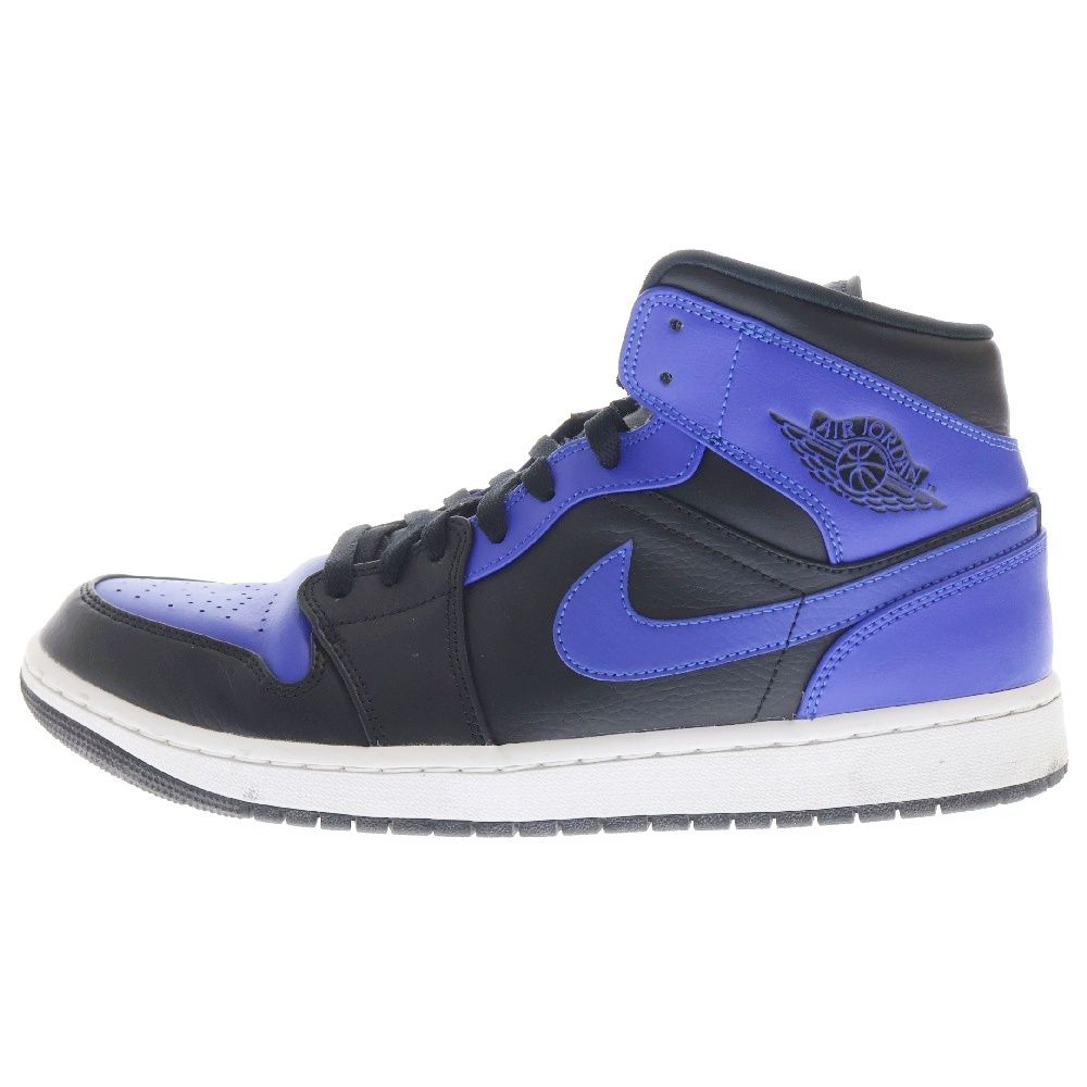 NIKE (ナイキ) AIR JORDAN 1 MID HYPER ROYAL エアジョーダン 1 ハイパーロイヤル ミッドカットスニーカー US10.5/28.5cm ブルー/ブラック 554724‐077
