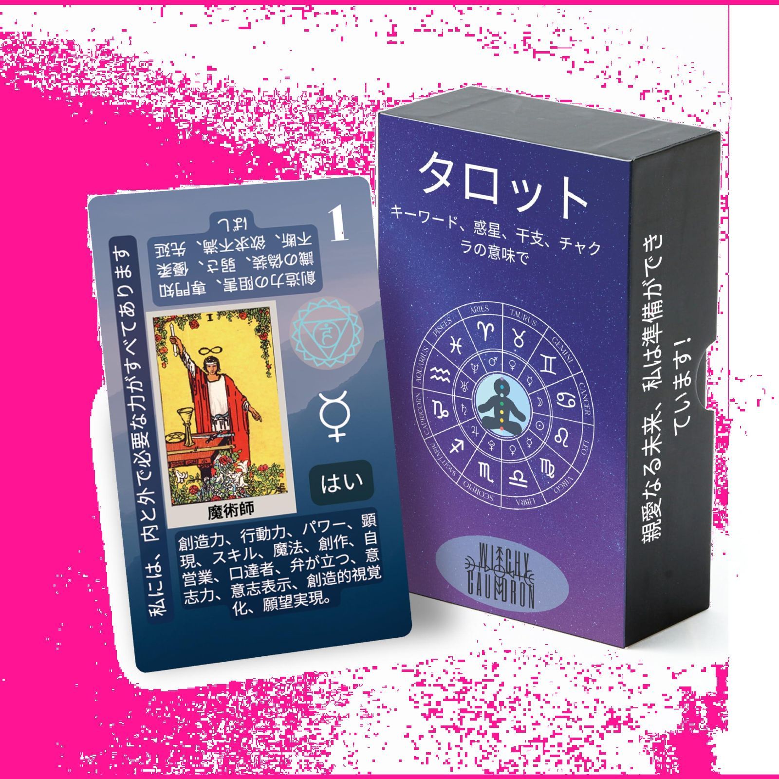 アファメーション。 はいまたはいいえ 要素 星座 惑星 (日本語